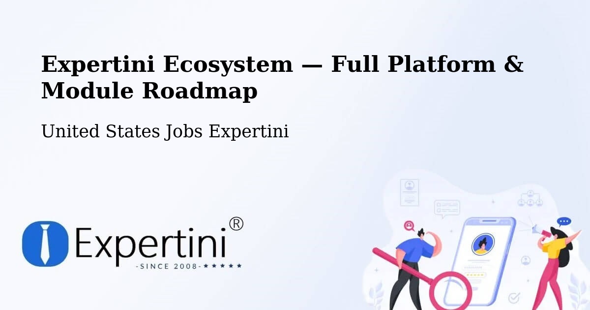 Expertini Ecosystem — Full Platform & Module Roadmap – Mayfield